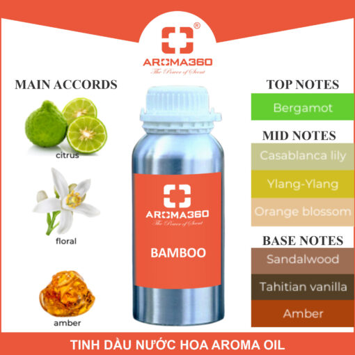 Bamboo - Tinh dầu nước hoa Aroma360