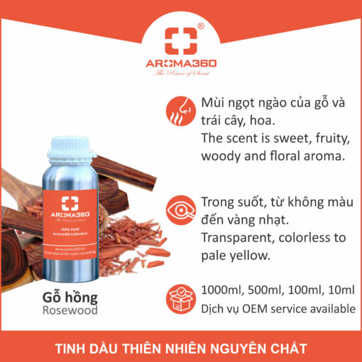 Tinh dầu gỗ hồng Aroma360