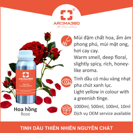 Tinh dầu Hoa Hồng Aroma360