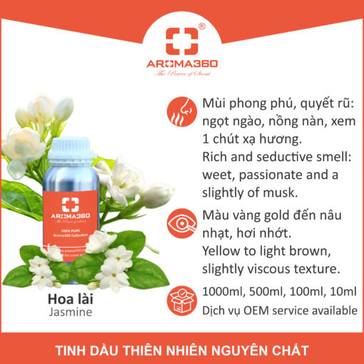 Tinh dầu hoa lài Aroma360