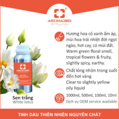 Tinh dầu hoa Sen Trắng Aroma360