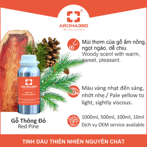 Tinh dầu gỗ thông đỏ Aroma360