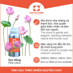 Tinh dầu Hoa Sen Hồng Aroma360